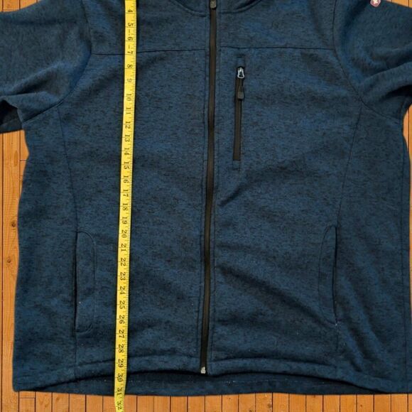 Swisstech Jacket Men's Blue 3XL Soft Shelled - Picture 4 of 5
